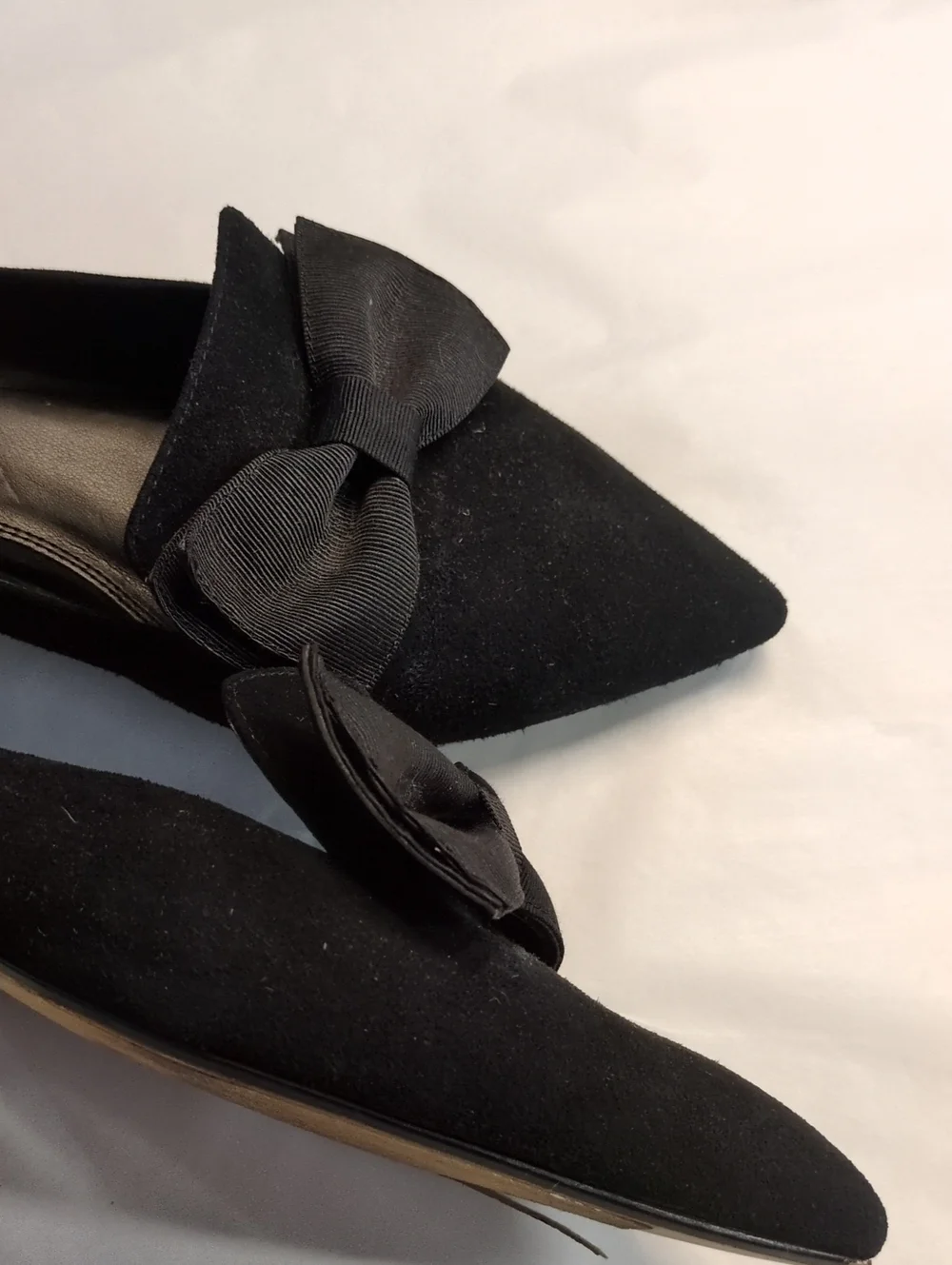 Dune London Velvet Bow Crystal Heel, Size 8M